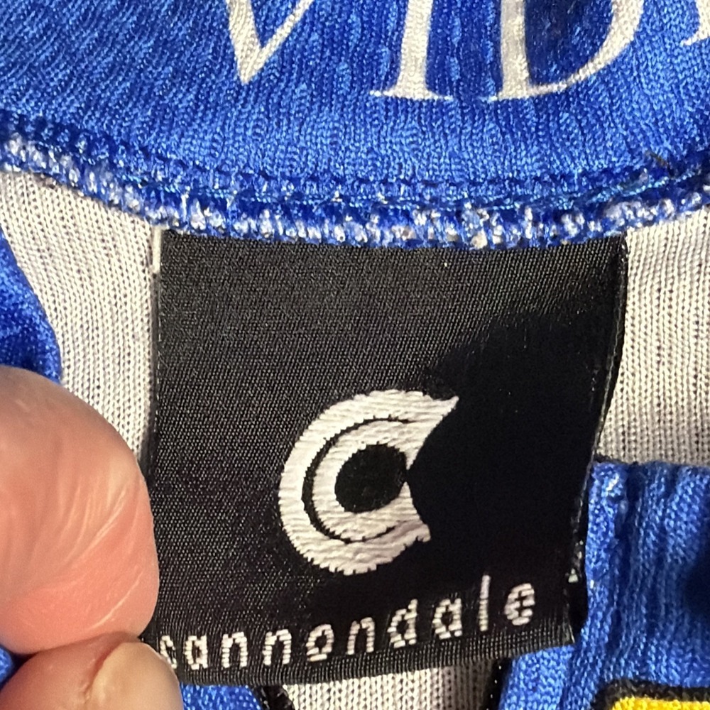Vintage Cannondale Volvo 3/4Zip Cycling Bike Racing Jersey MTB USA Made Mens L - Picture 3 of 8